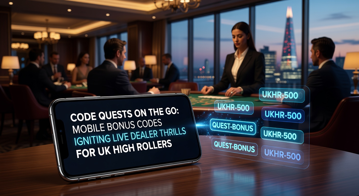 High-roller player on a luxury yacht tapping a mobile casino app to enter a bonus code, with live dealer roulette wheel spinning in the background and golden chips cascading