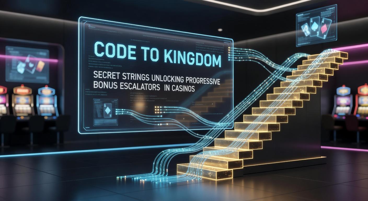 Vibrant casino slot machine display showing escalating bonus levels with glowing code strings overlayed, symbolizing secret unlocks in progressive systems