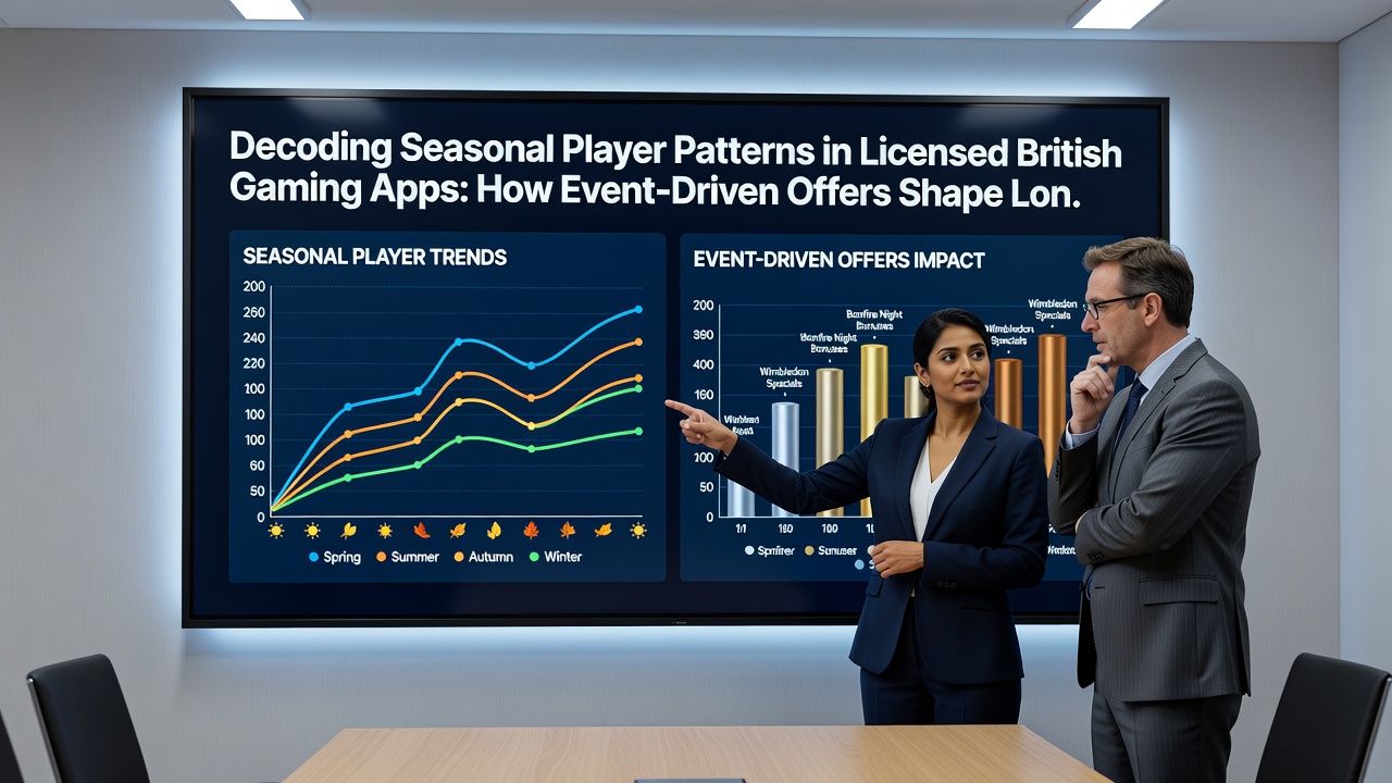 Retention graph illustrating long-term player survival rates linked to seasonal event offers in UK gaming apps
