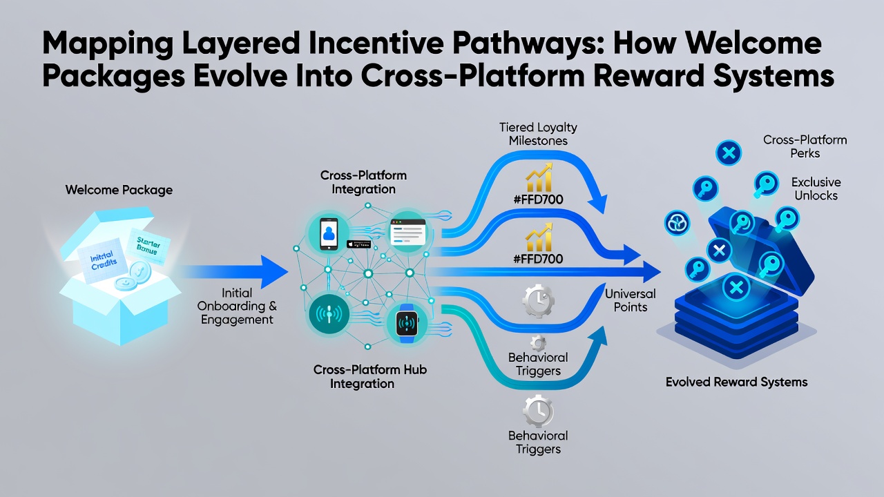 Cross-platform reward system flowchart for mobile apps and live dealer tables