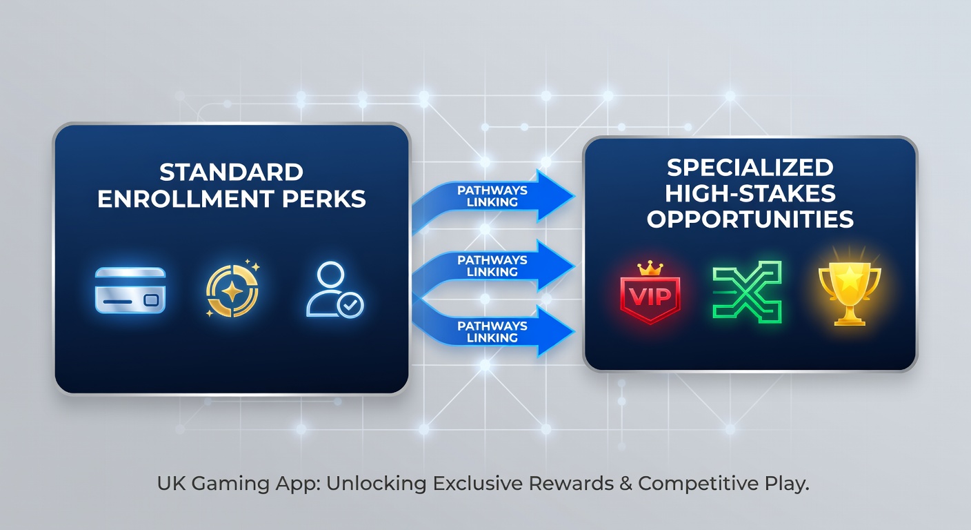 Detailed view of high-stakes opportunity interfaces accessible through standard perk pathways in UK gaming apps