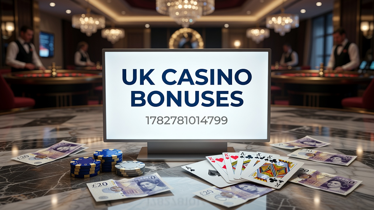 Overview of UK casino bonus structures and promotional displays