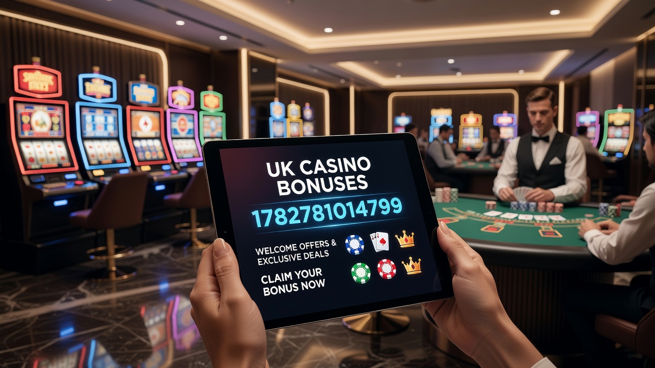 Mobile casino interface showing active bonus promotions and reward tracking
